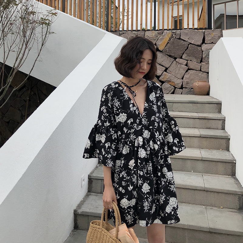 Saia de Praia Bali para Férias - Midi Skirt Floral avaliação e preço