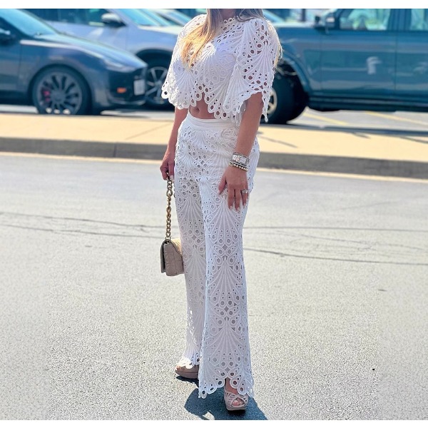 2 peças roupa mulher novo verã - Crop Top Crochet avaliação e preço